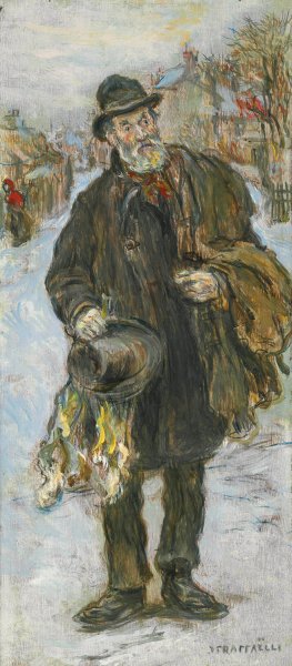 Le chiffonnier Oil painting by Jean Francois Raffaelli