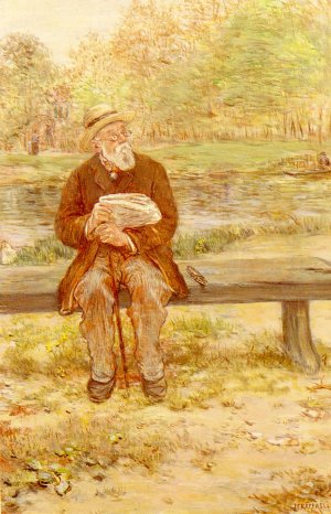 Le Petit Rentier Francais Oil painting by Jean-Francois Raffaelli