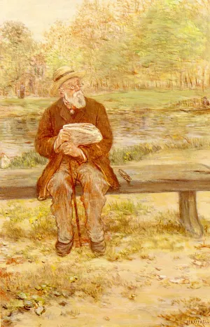 Le Petit Rentier Francais Oil painting by Jean-Francois Raffaelli