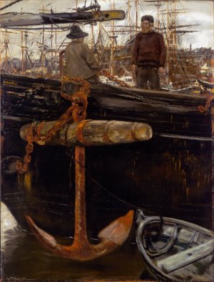Sailors from the North Oil painting by Jean Francois Raffaelli