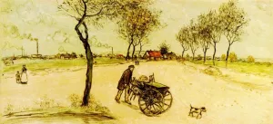 The Knife Sharpener by Jean-Francois Raffaelli - Oil Painting Reproduction