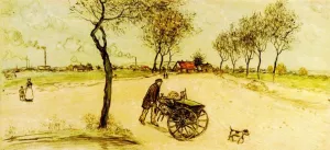 The Knife Sharpener Oil painting by Jean-Francois Raffaelli