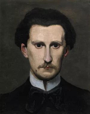 Fragment Du Portrait D'edmond Maitre by Frederic Bazille Oil Painting