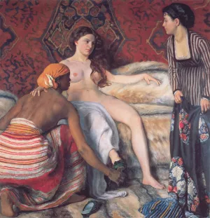 La Toilette by Frederic Bazille Oil Painting
