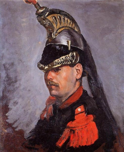 Portrait of Alphonse Tissie by Frederic Bazille - Hand-Painted Oil Painting Reproduction