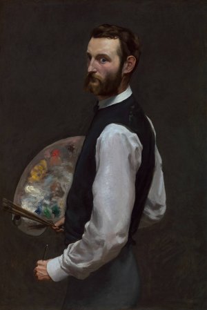 Self-Portrait by Frederic Bazille Oil Painting
