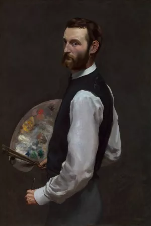 Self-Portrait by Frederic Bazille Oil Painting