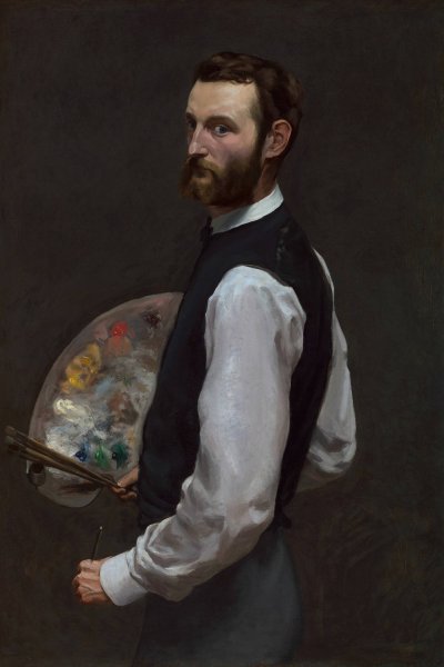 Self-Portrait  by Frederic Bazille - Hand-Painted Oil Painting Reproduction