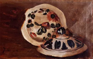 Soup Bowl Covers by Frederic Bazille Oil Painting