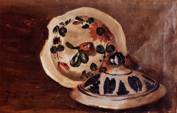 Main Product Photo of Soup Bowl Covers Painting by Frederic Bazille