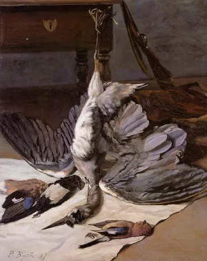 Still Life with Heron painting by Frederic Bazille