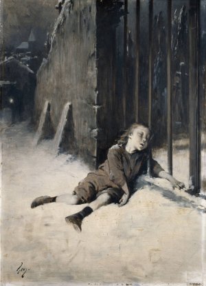Petit Paul by Jean Geoffroy Oil Painting