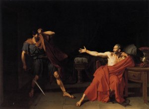 Marius at Minturnae Oil painting by Jean-Germain Drouais