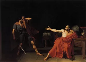 Marius at Minturnae by Jean-Germain Drouais Oil Painting