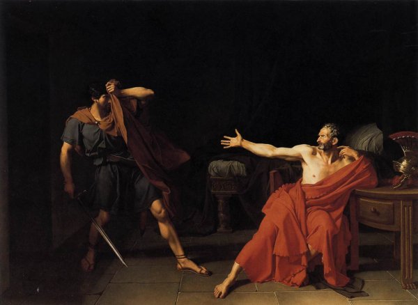 Main Product Photo of Marius at Minturnae Painting by Jean-Germain Drouais