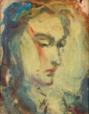 Signe Wallin by Jean Hans Egger Oil Painting