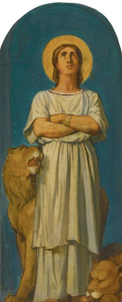Daniel by Jean-Hippolyte Flandrin Oil Painting
