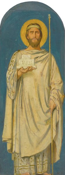 Solomon Oil painting by Jean-Hippolyte Flandrin