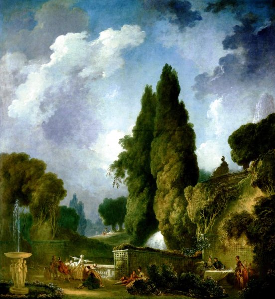 Main Product Photo of Blindman's Buff Painting by Jean-Honore Fragonard