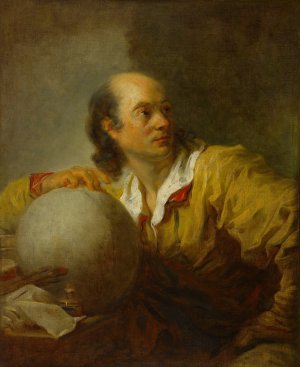 Jerome de La Lande by Jean-Honore Fragonard Oil Painting