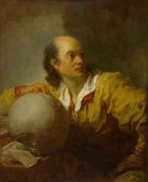 Jerome de La Lande by Jean-Honore Fragonard Oil Painting