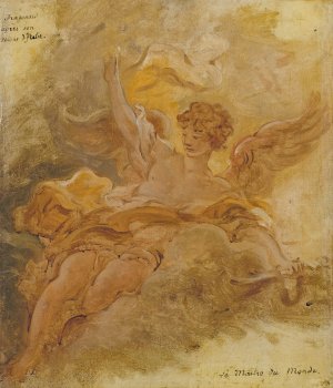 Le Maitre du Monde by Jean-Honore Fragonard Oil Painting