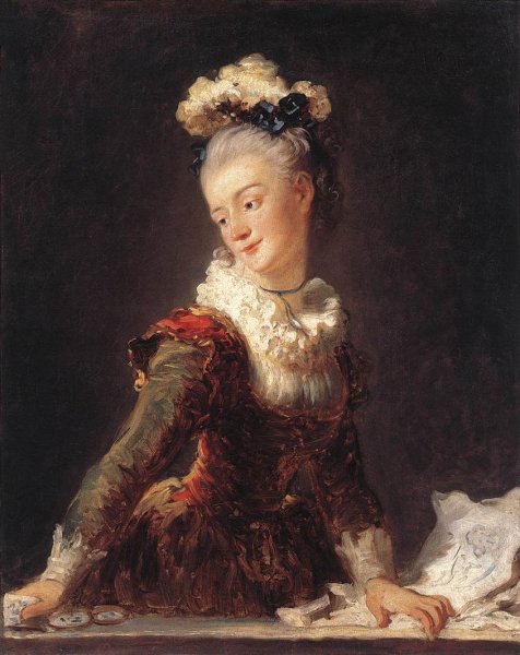 Marie-Madeleine Guimard, Dancer by Jean-Honore Fragonard - Hand-Painted Oil Painting Reproduction