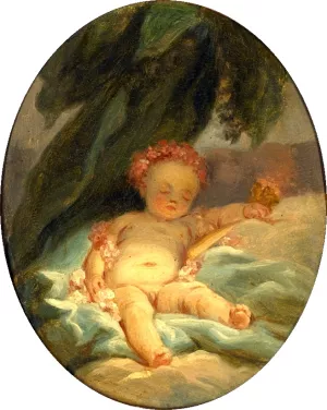 Night by Jean-Honore Fragonard Oil Painting