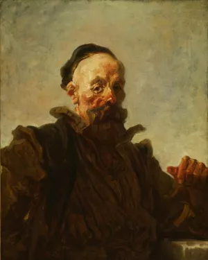 Portrait of a Man by Jean-Honore Fragonard Oil Painting