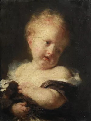 The Blond Child by Jean-Honore Fragonard - Oil Painting Reproduction