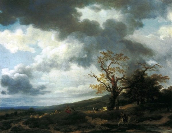 The Flock by Jean-Honore Fragonard - Hand-Painted Oil Painting Reproduction