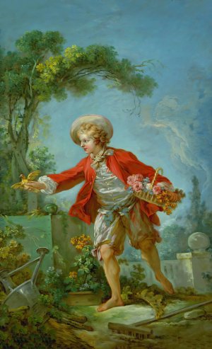 The Gardener by Jean-Honore Fragonard Oil Painting