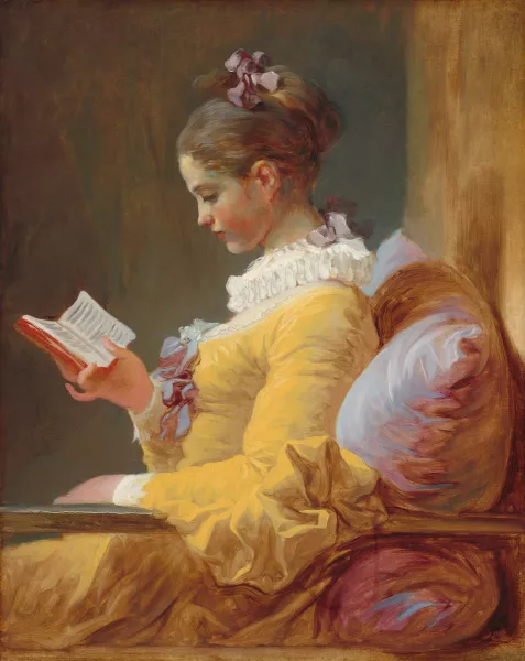 The Reader Oil painting by Jean-Honore Fragonard