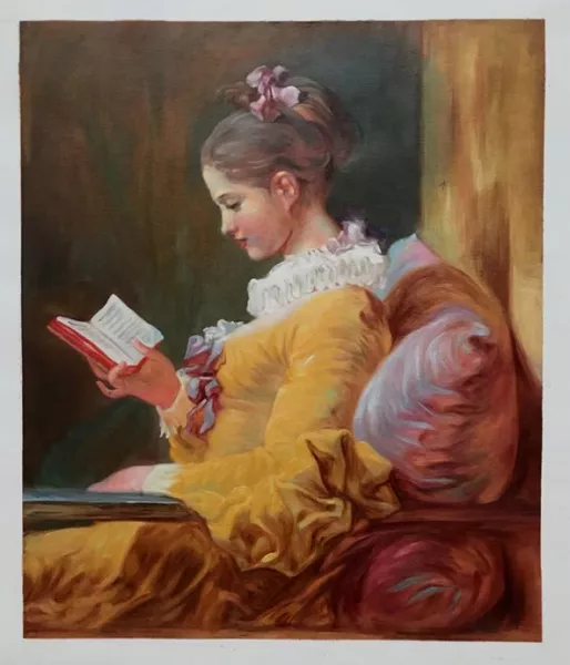 The Reader painting by Jean-Honore Fragonard