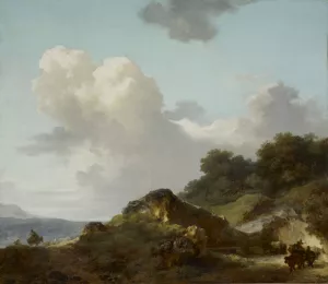 The Rock by Jean-Honore Fragonard - Oil Painting Reproduction