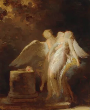 The Sacrifice of the Rose by Jean-Honore Fragonard Oil Painting