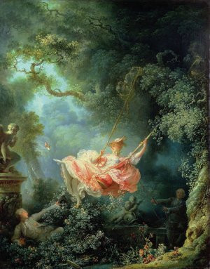 The Swing by Jean-Honore Fragonard Oil Painting