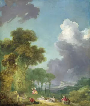 The Swing by Jean-Honore Fragonard Oil Painting