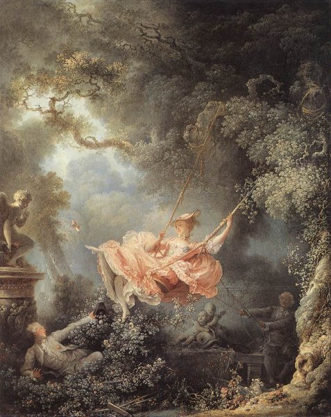 Main Product Photo of The Swing Painting by Jean-Honore Fragonard