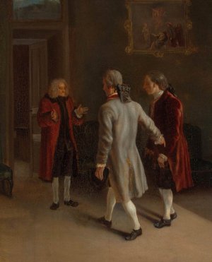 Voltaire Welcoming His Guests