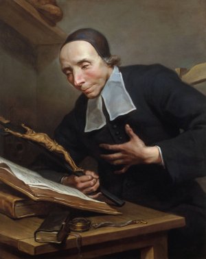 L'abbe Tournus by Jean Ii Restout Oil Painting