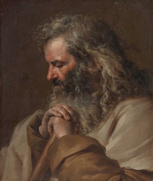 A Male Saint by Jean-Jacques De Boissieu Oil Painting