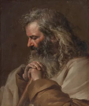 A Male Saint by Jean-Jacques De Boissieu Oil Painting