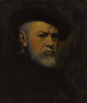 Autoportrait by Jean-Jacques Henner Oil Painting