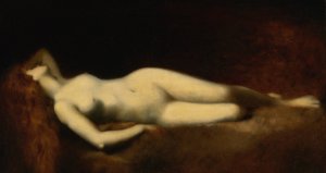 Dormeuse by Jean-Jacques Henner Oil Painting