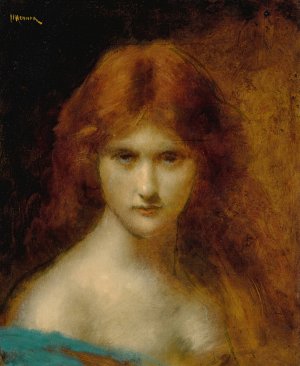 Judith by Jean-Jacques Henner Oil Painting