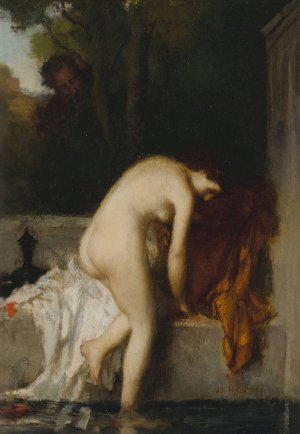 La chaste Suzanne by Jean-Jacques Henner Oil Painting