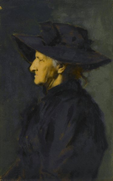 Madame Seraphin Henner  by Jean-Jacques Henner - Hand-Painted Oil Painting Reproduction