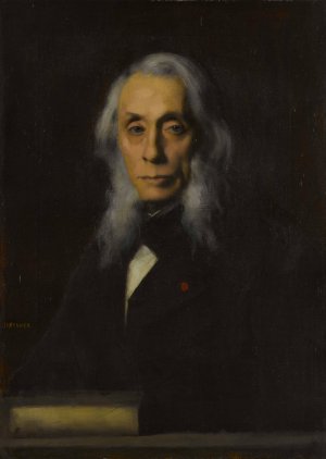 Portrait de Felix Ravaisson-Mollien by Jean-Jacques Henner Oil Painting
