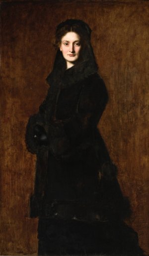 Portrait of Madame Paul Duchesne-Fournet by Jean-Jacques Henner Oil Painting